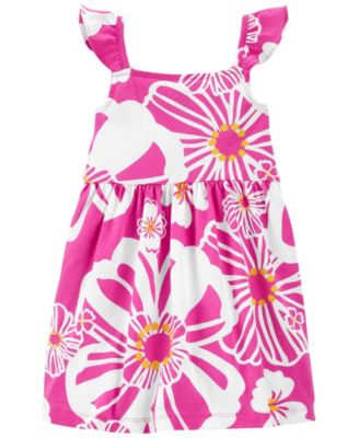 Toddler Girls Tropical Jersey Dress ...